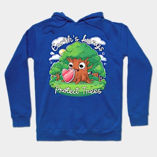 Earth Lungs Protect Trees Earth Day Hoodie